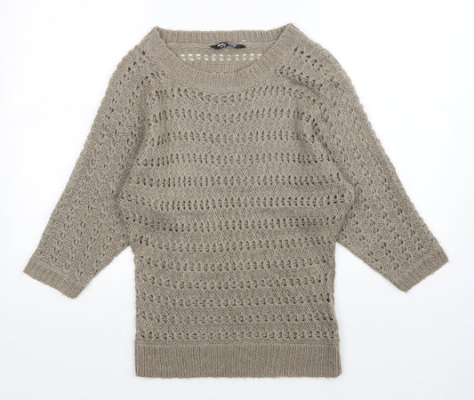 Select Womens Brown   Pullover Jumper Size 10