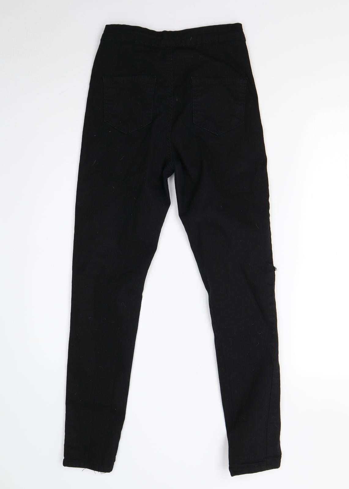 Portobello Womens Black  Denim Skinny Jeans Size 10 L27 in
