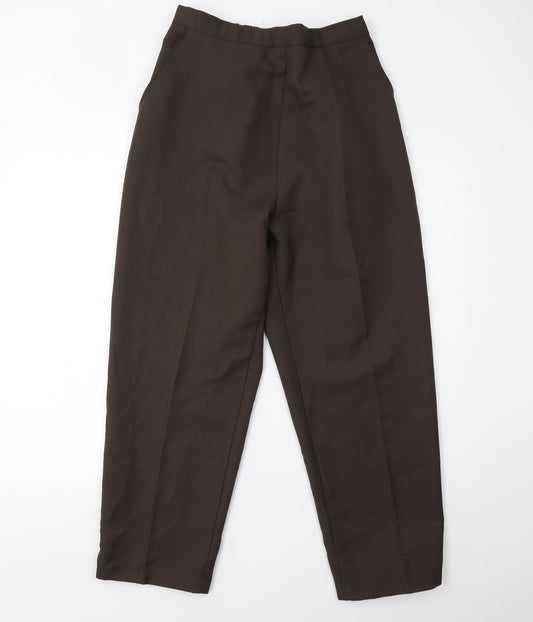 Preworn Womens Brown   Trousers  Size 18 L26 in