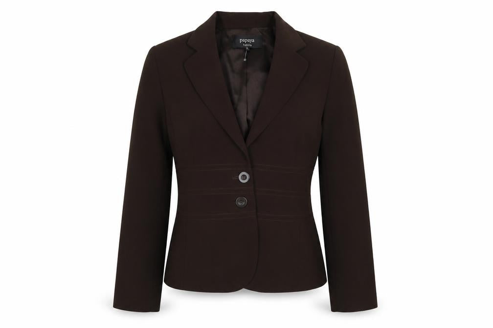 Papaya Womens Brown   Jacket  Size 14