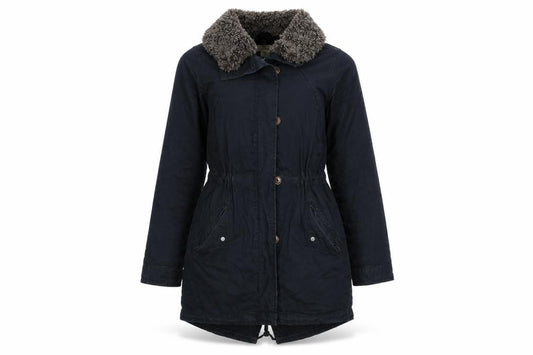 H&M Womens Blue   Overcoat Coat Size 6