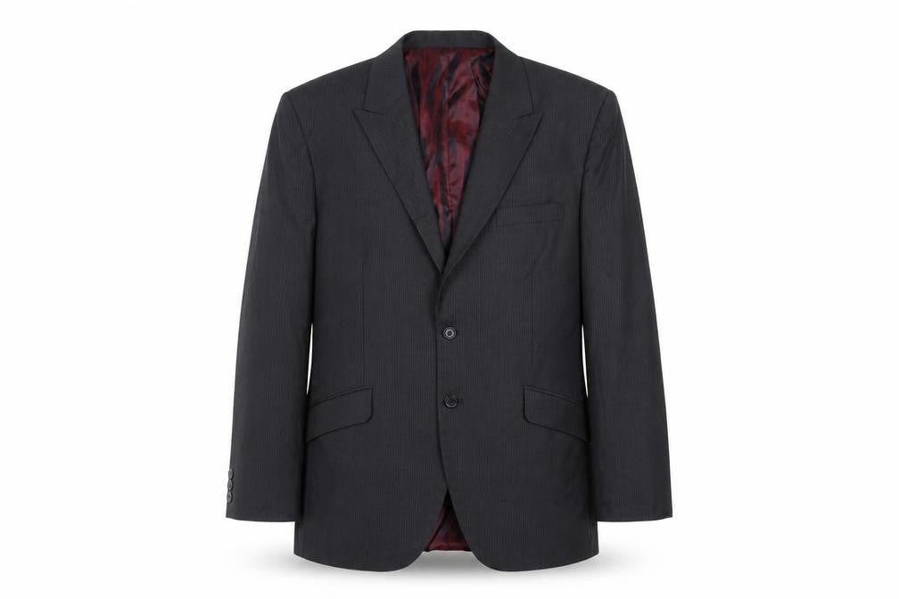 Preworn Mens Black   Jacket Suit Jacket Size 40