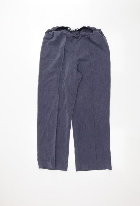 Preworn Womens Blue   Trousers  Size 12 L22 in