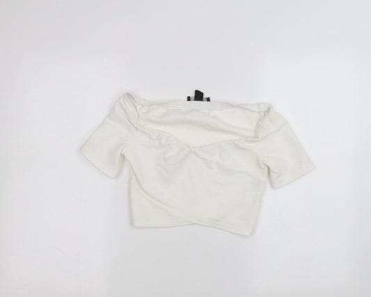 Atmosphere Womens White   Basic T-Shirt Size 12