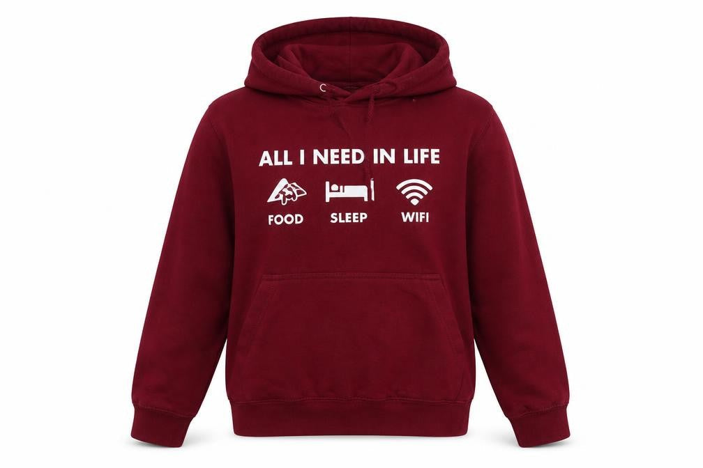Just hoods Womens Red   Pullover Hoodie Size S