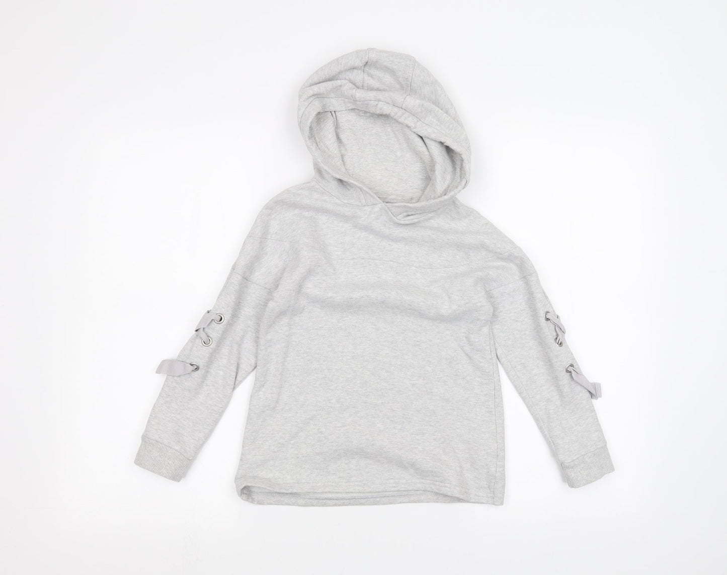 NEXT Girls Grey   Pullover Hoodie Size 6 Years