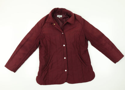 Marks & Spencer Womens Purple    Coat Size 14