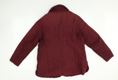 Marks & Spencer Womens Purple    Coat Size 14