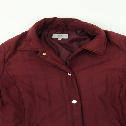 Marks & Spencer Womens Purple    Coat Size 14