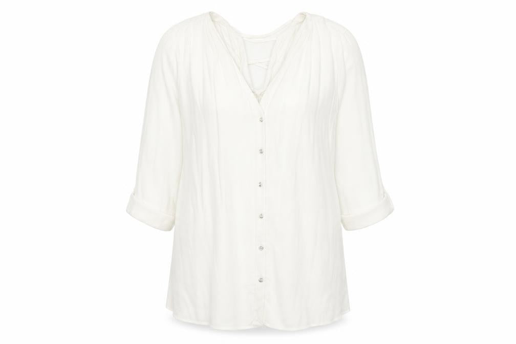 River Island Womens White    Button-Up Size 10
