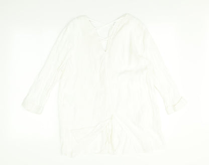 River Island Womens White    Button-Up Size 10