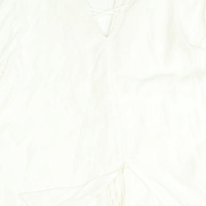 River Island Womens White    Button-Up Size 10