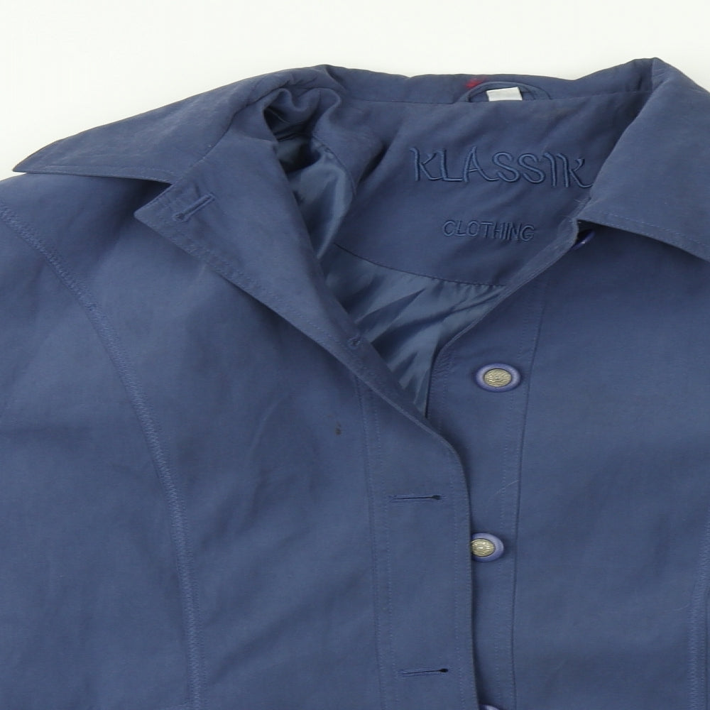 Klasse Womens Blue   Jacket Coat Size 16