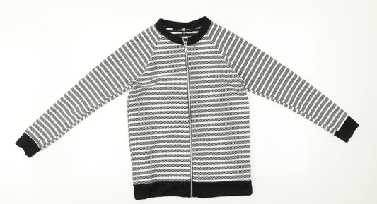 Daisy Street Womens Multicoloured Striped   Hoodie Size 6