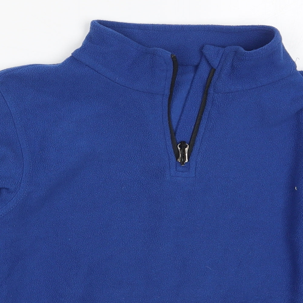 Winter Adventures Boys Blue  Fleece Jacket  Size 7-8 Years