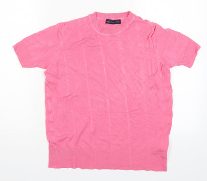Marks & Spencer Womens Pink   Basic T-Shirt Size 8