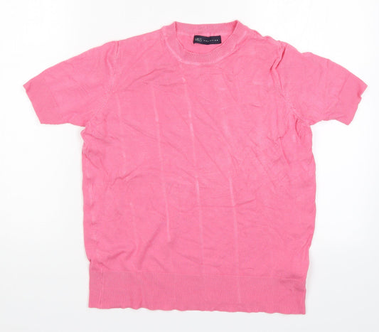 Marks Womens Pink   Basic T-Shirt Size 8