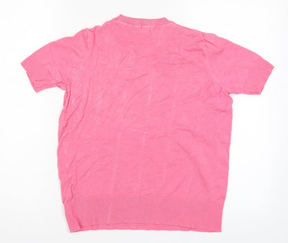 Marks & Spencer Womens Pink   Basic T-Shirt Size 8