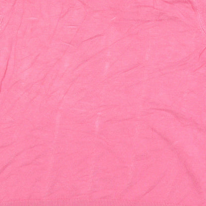 Marks & Spencer Womens Pink   Basic T-Shirt Size 8
