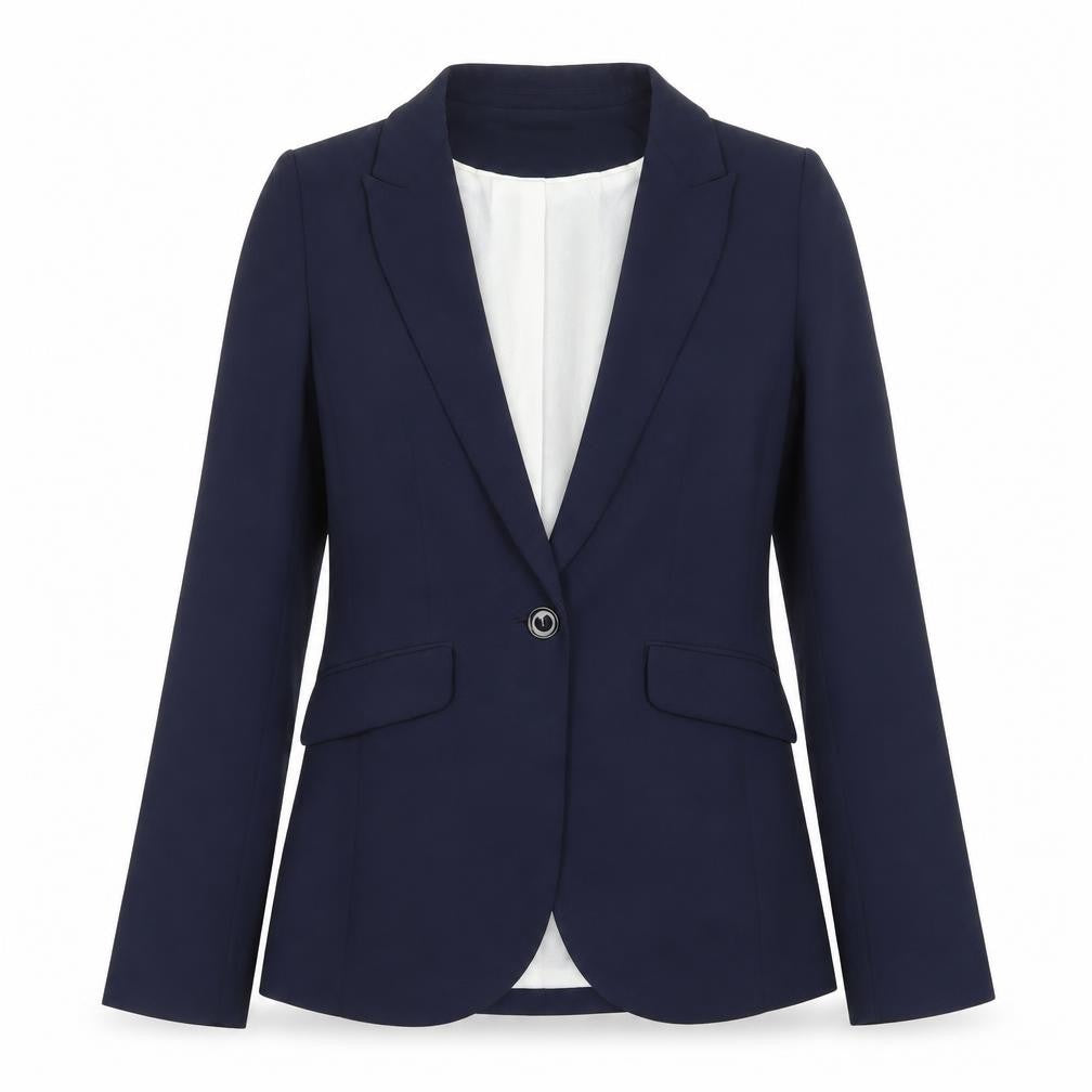 H&M Womens Blue   Jacket Suit Jacket Size 6