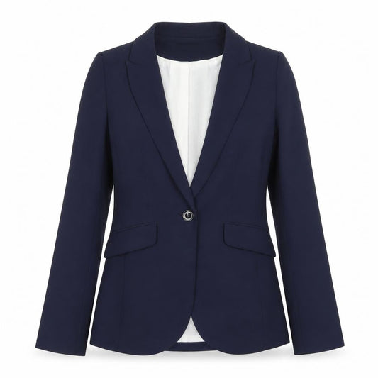 H&M Womens Blue   Jacket Suit Jacket Size 6