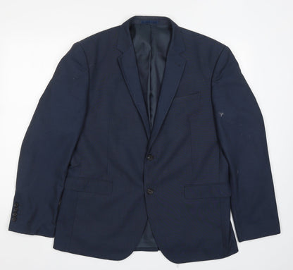 Cedarwood State CEDAR Mens Blue Jacket Suit Jacket Size 42