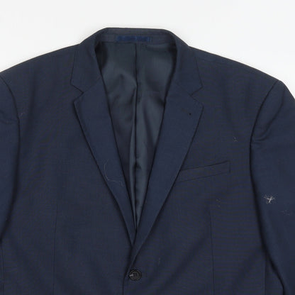 Cedarwood State CEDAR Mens Blue Jacket Suit Jacket Size 42