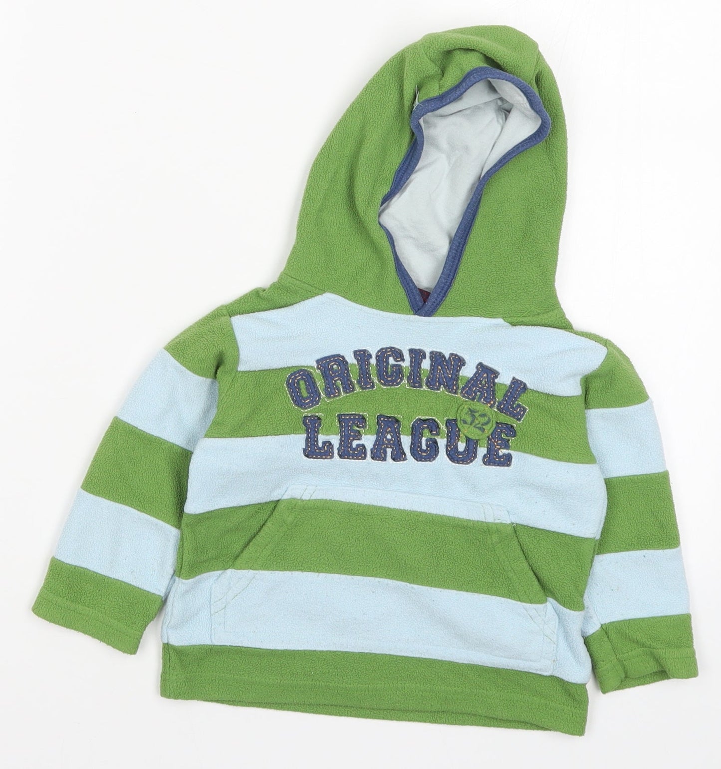 NEXT Boys Green Striped  Pullover Jumper Size 9-12 Months  - Original League