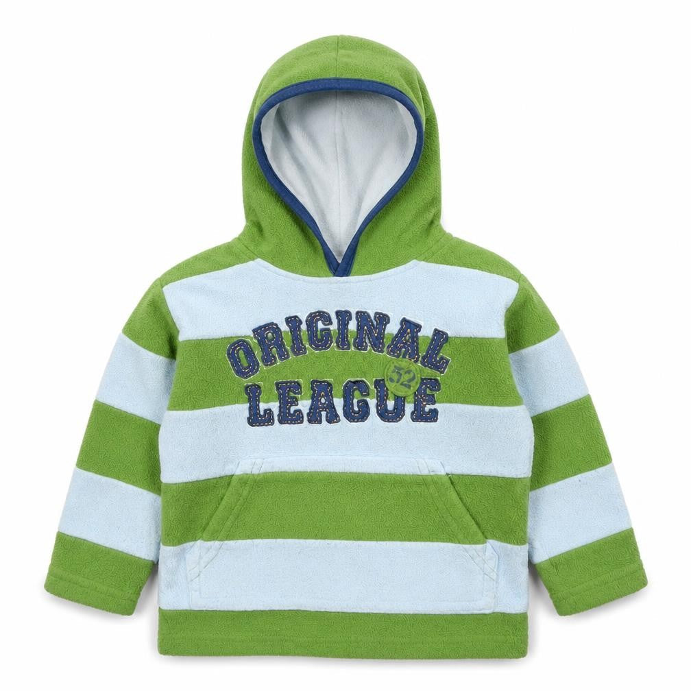 Next Boys Green Striped  Pullover Jumper Size 9-12 Months  - Original League