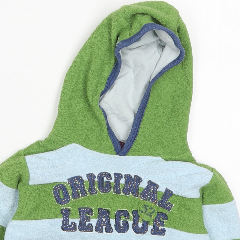 NEXT Boys Green Striped  Pullover Jumper Size 9-12 Months  - Original League