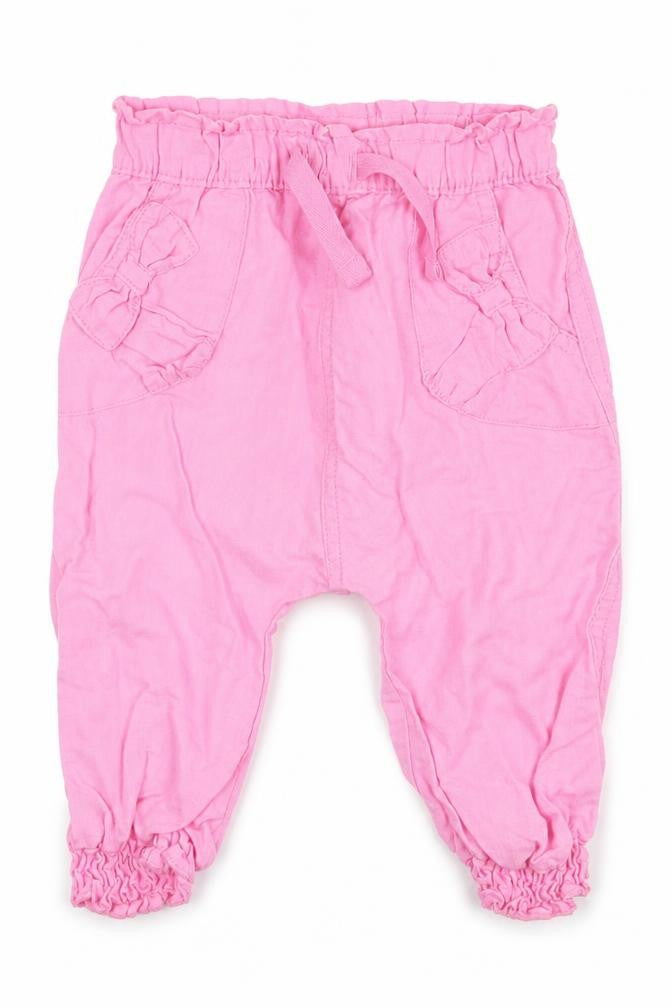 NEXT Girls Pink   Capri Trousers Size 6-9 Months