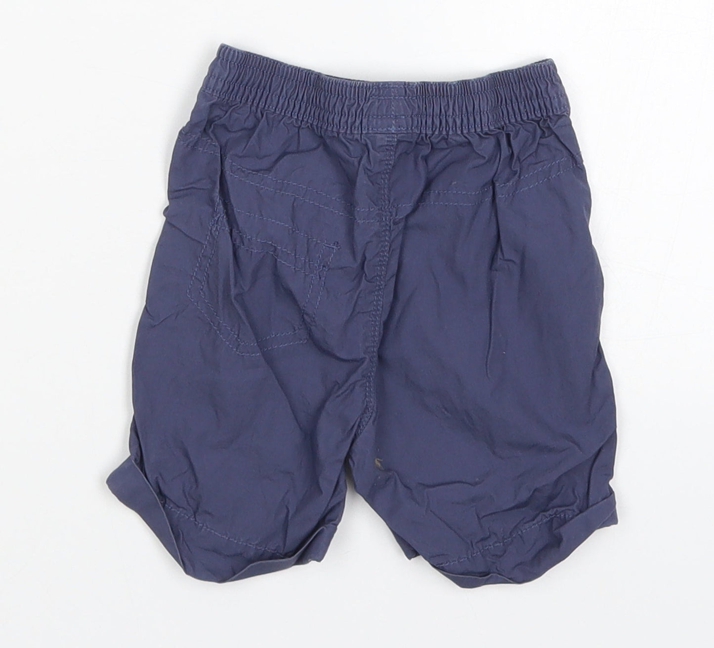 George Boys Blue   Cropped Trousers Size 9-12 Months