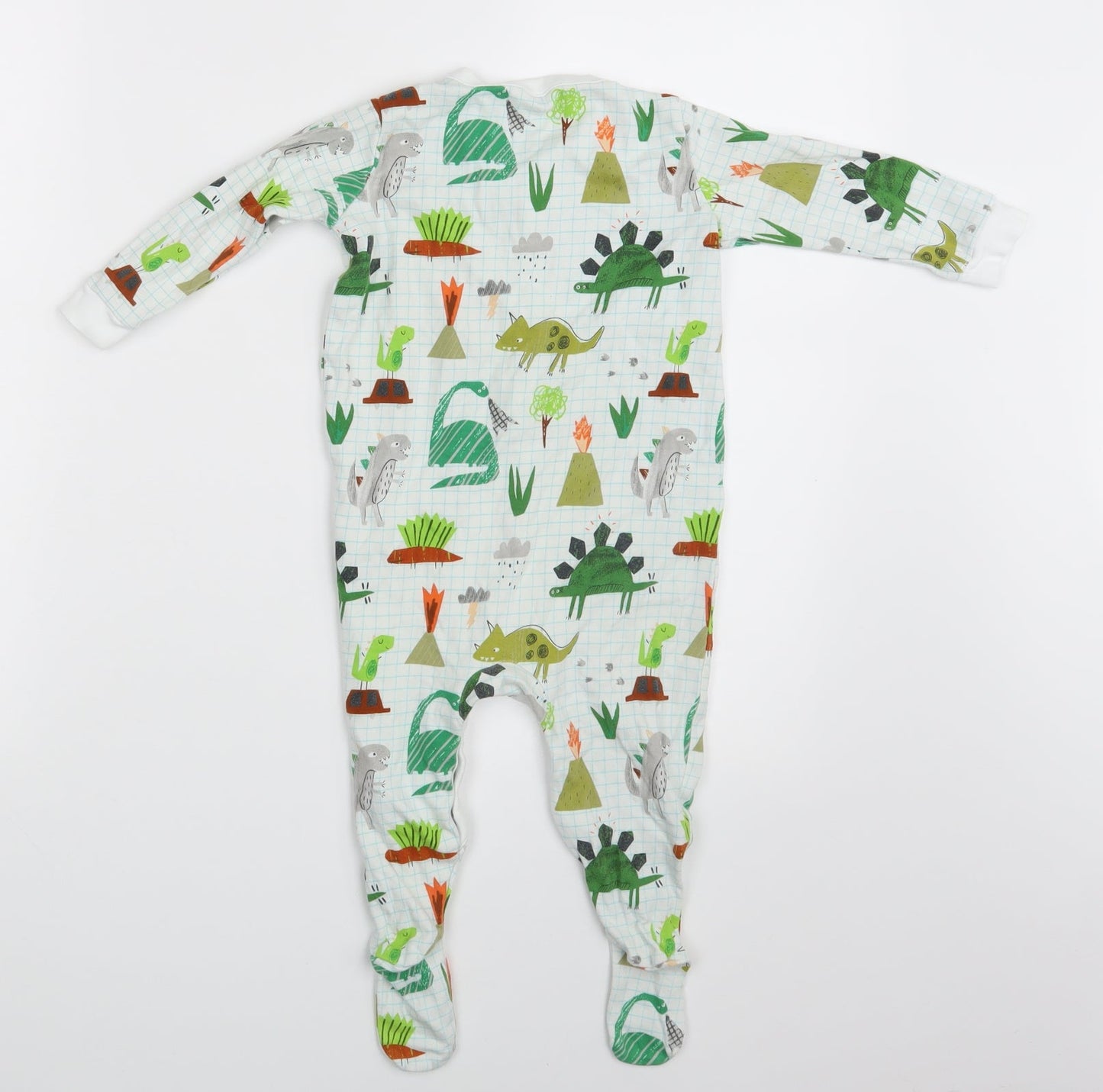NEXT Boys White Animal Print  Coverall One-Piece One Size