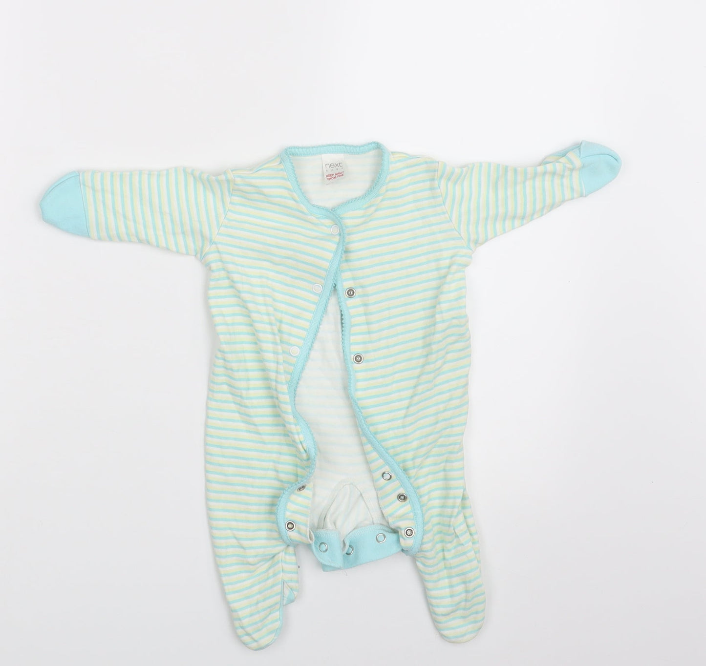 NEXT Baby Multicoloured Striped  Coverall One-Piece One Size