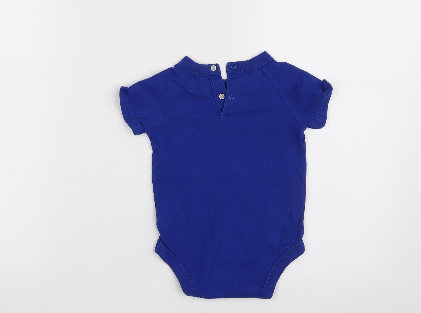 Gap Boys Blue   Pullover T-Shirt Size 6-9 Months  - Happy camper