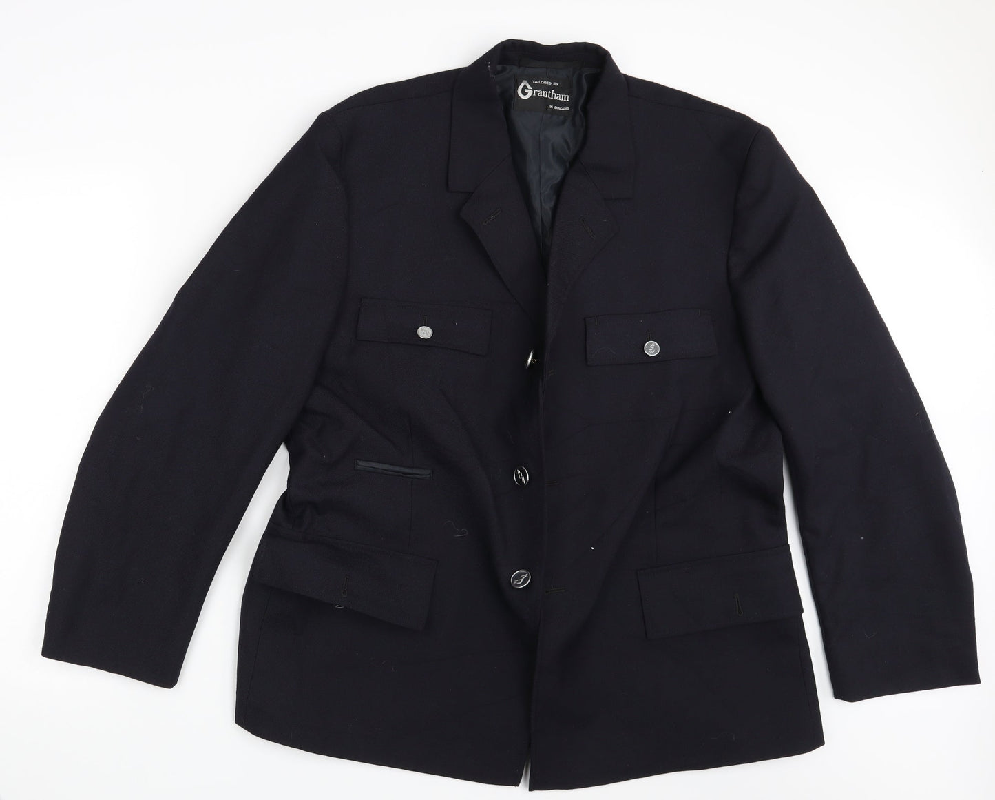 Grantham Mens Blue   Jacket Blazer One Size