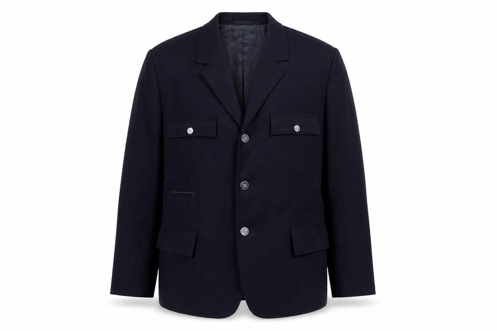Grantham Mens Blue   Jacket Blazer One Size