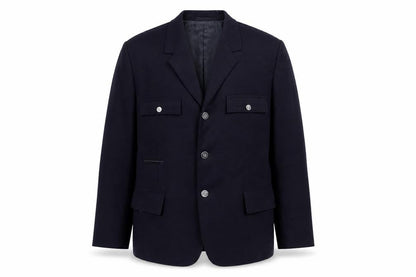 Grantham Mens Blue   Jacket Blazer One Size