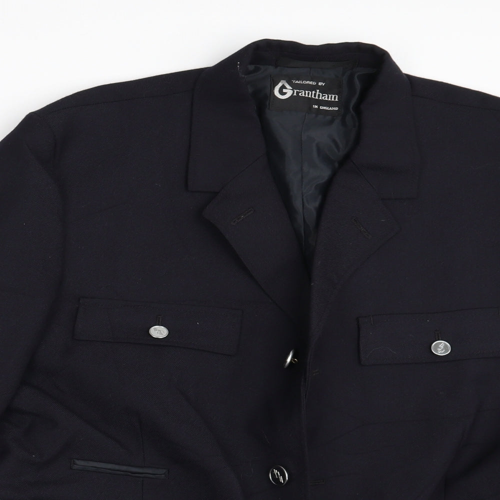 Grantham Mens Blue   Jacket Blazer One Size