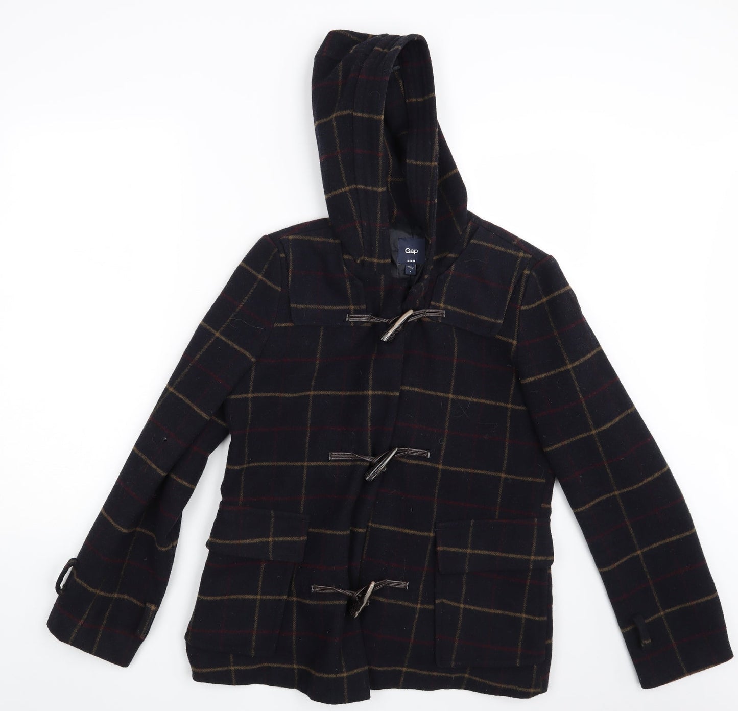 Gap Womens Multicoloured Check  Jacket Coat Size S