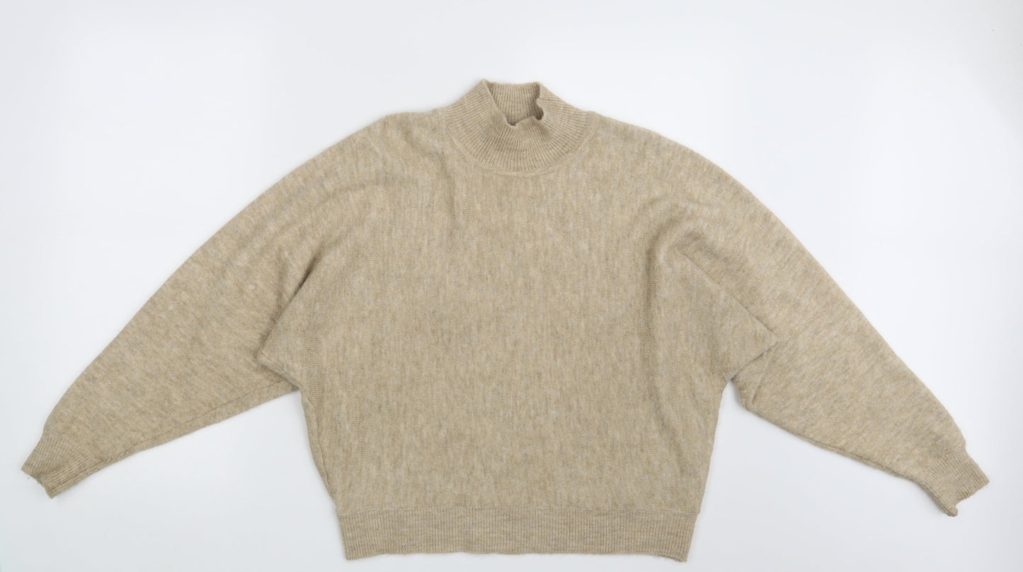 H&M Womens Beige   Pullover Jumper Size M