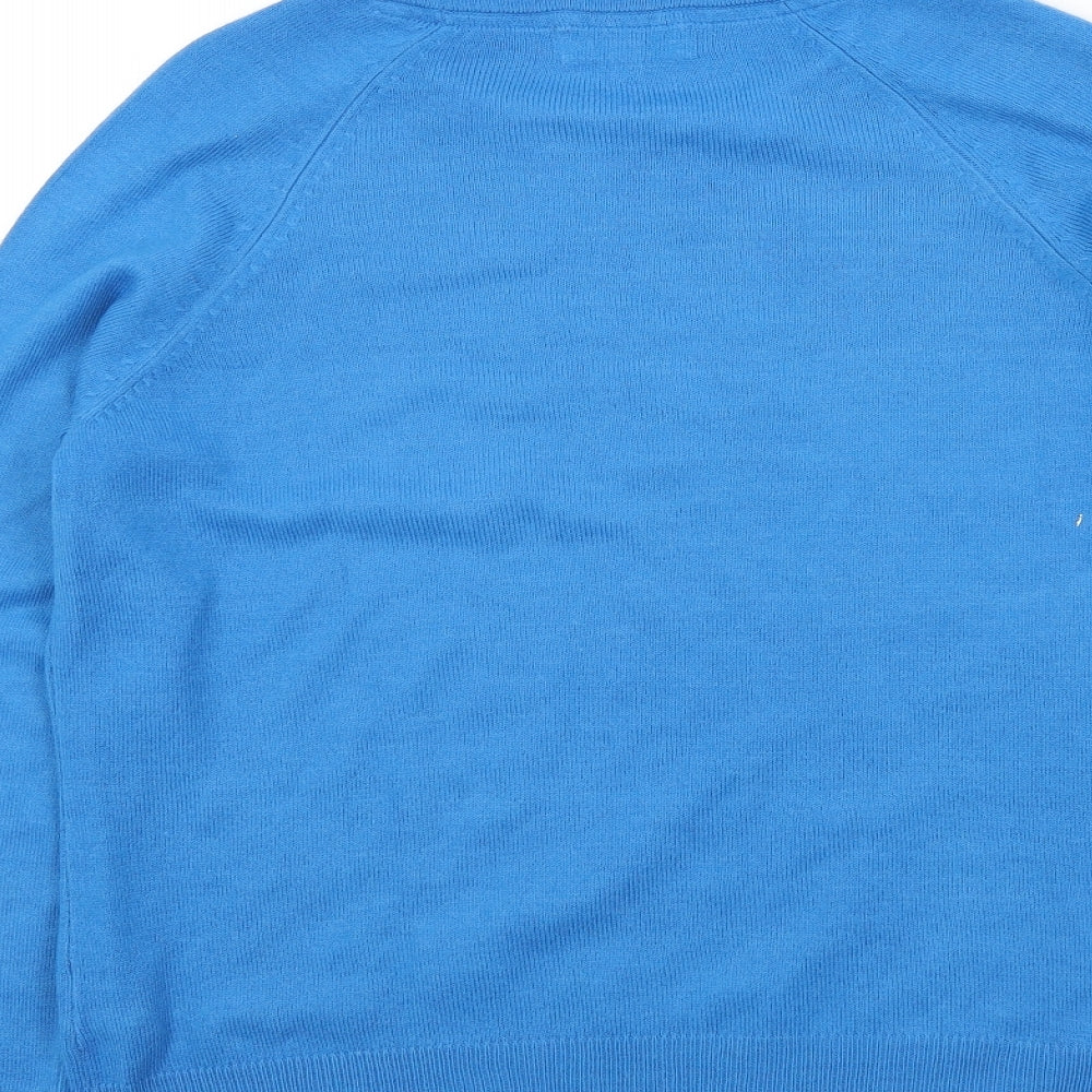 M&S Womens Blue   Pullover Jumper Size 14
