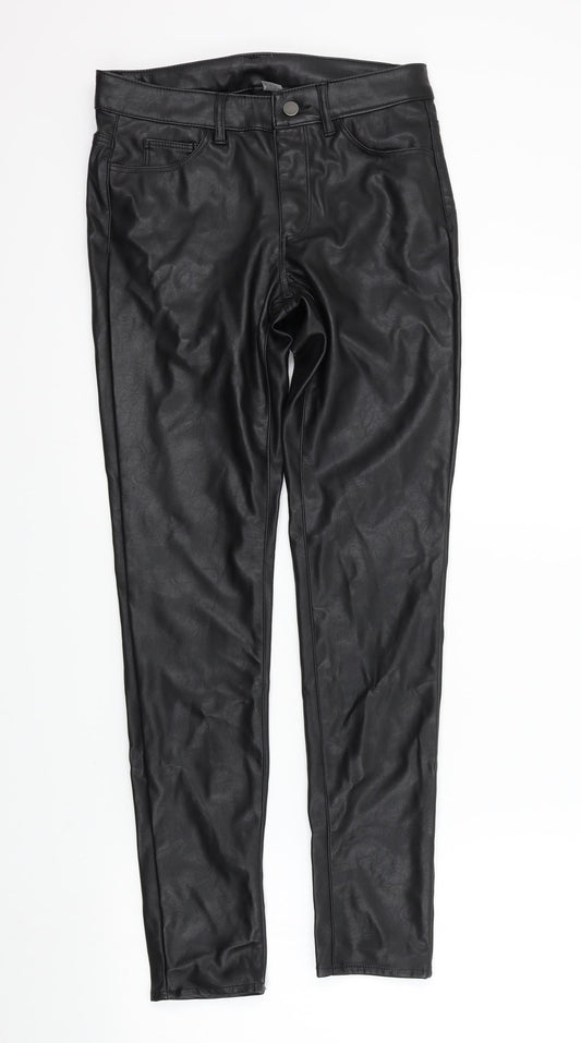 Preworn Womens Black   Trousers  Size 8 L29 in