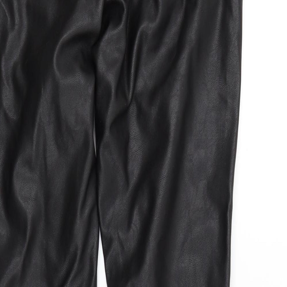 Preworn Womens Black   Trousers  Size 8 L29 in