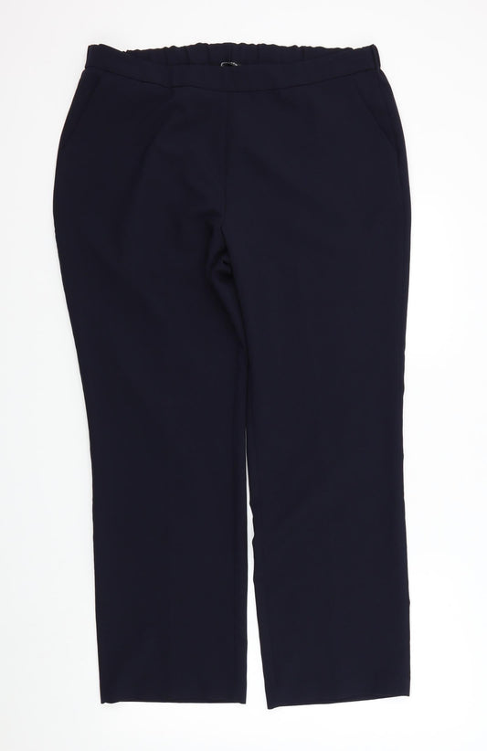 Preworn Womens Blue   Trousers  Size 16 L29 in