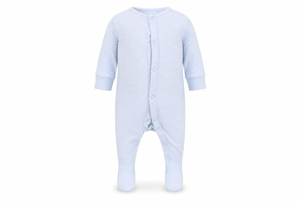 Next Baby Blue Colourblock  Babygrow One-Piece Size 3-6 Months