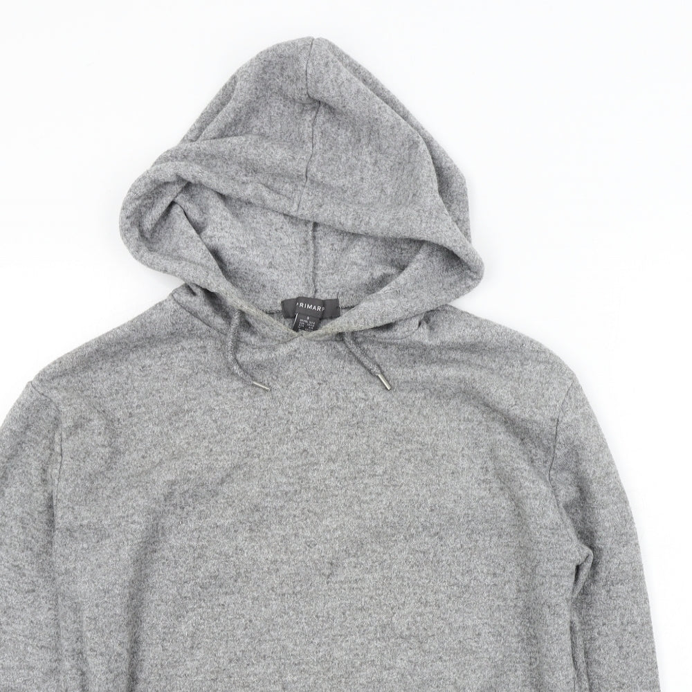 Primark Womens Grey Colourblock  Pullover Hoodie Size S