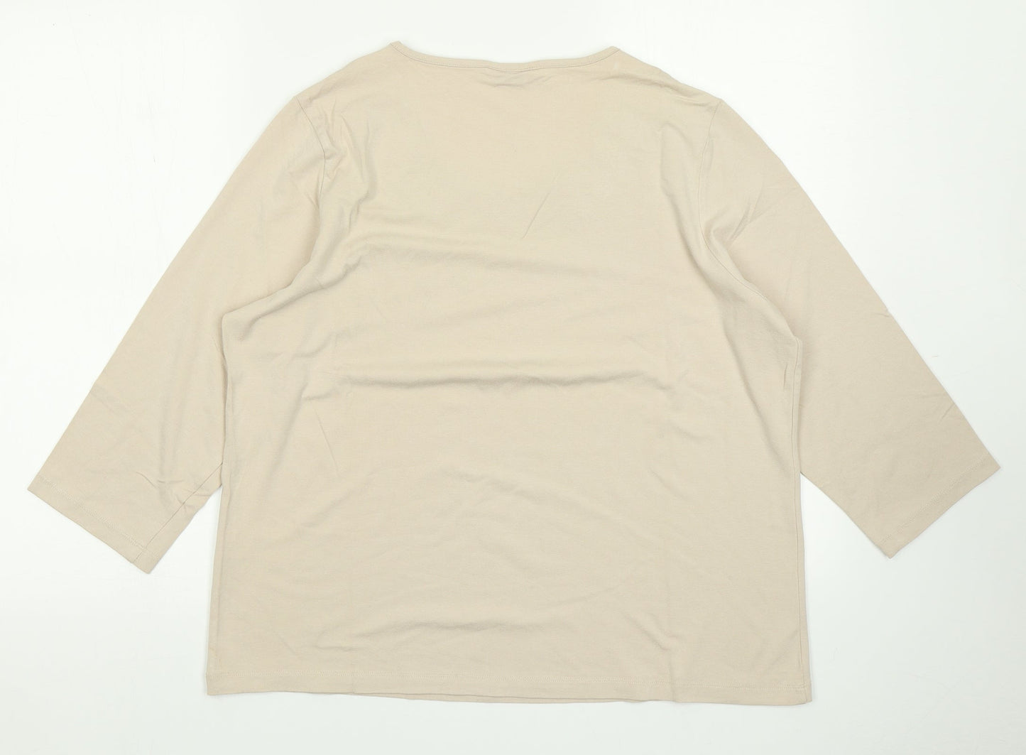 Classic Womens Brown   Basic T-Shirt Size 18