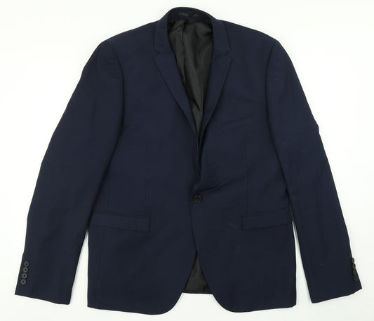 Burton Mens Blue   Jacket Blazer Size 44