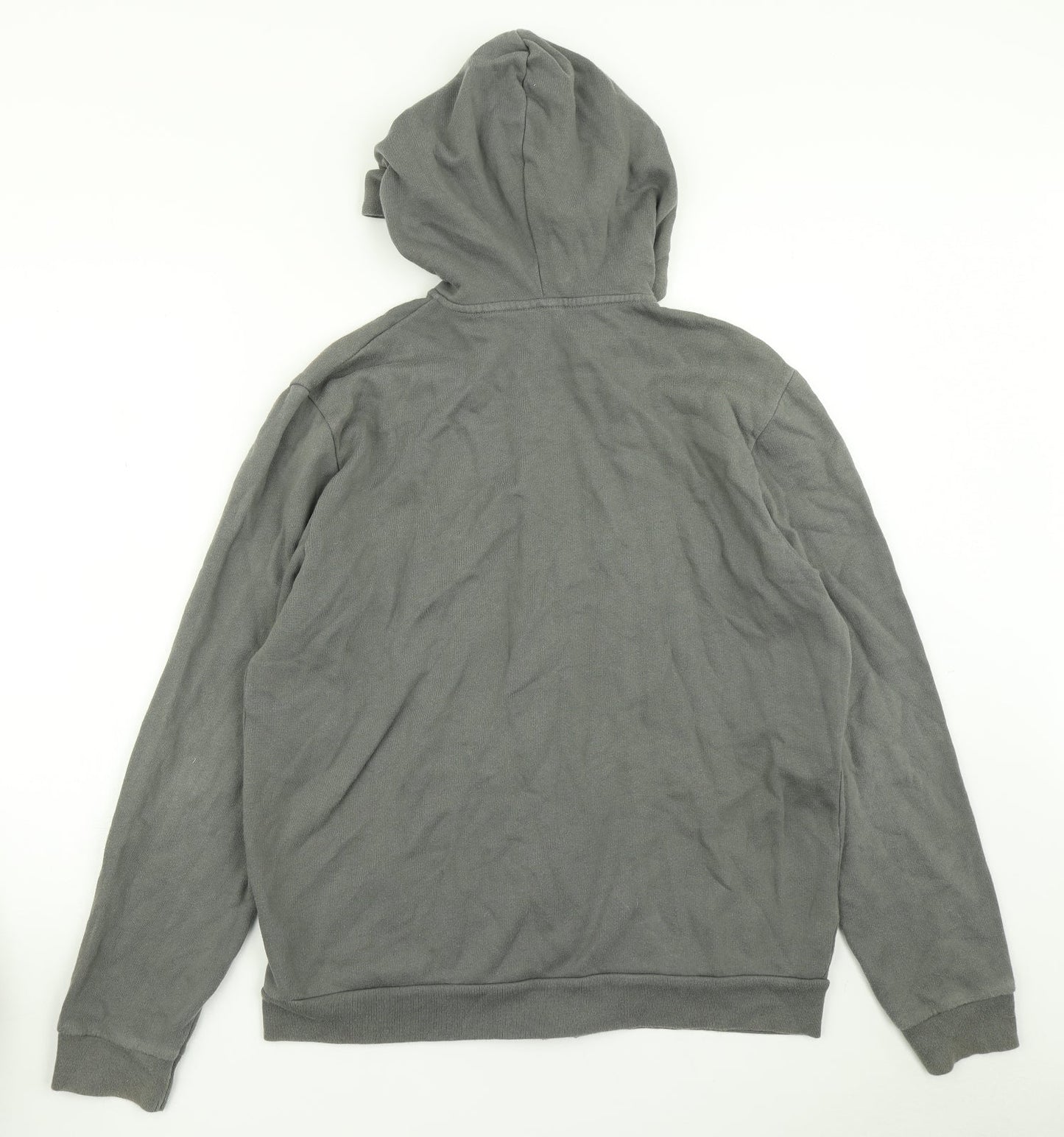 Topman Mens Grey   Full Zip Hoodie Size M